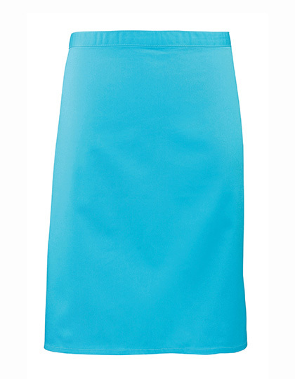Premier Workwear - Colours Collection Mid Length Apron - Turquoise (ca. Pantone 312C)