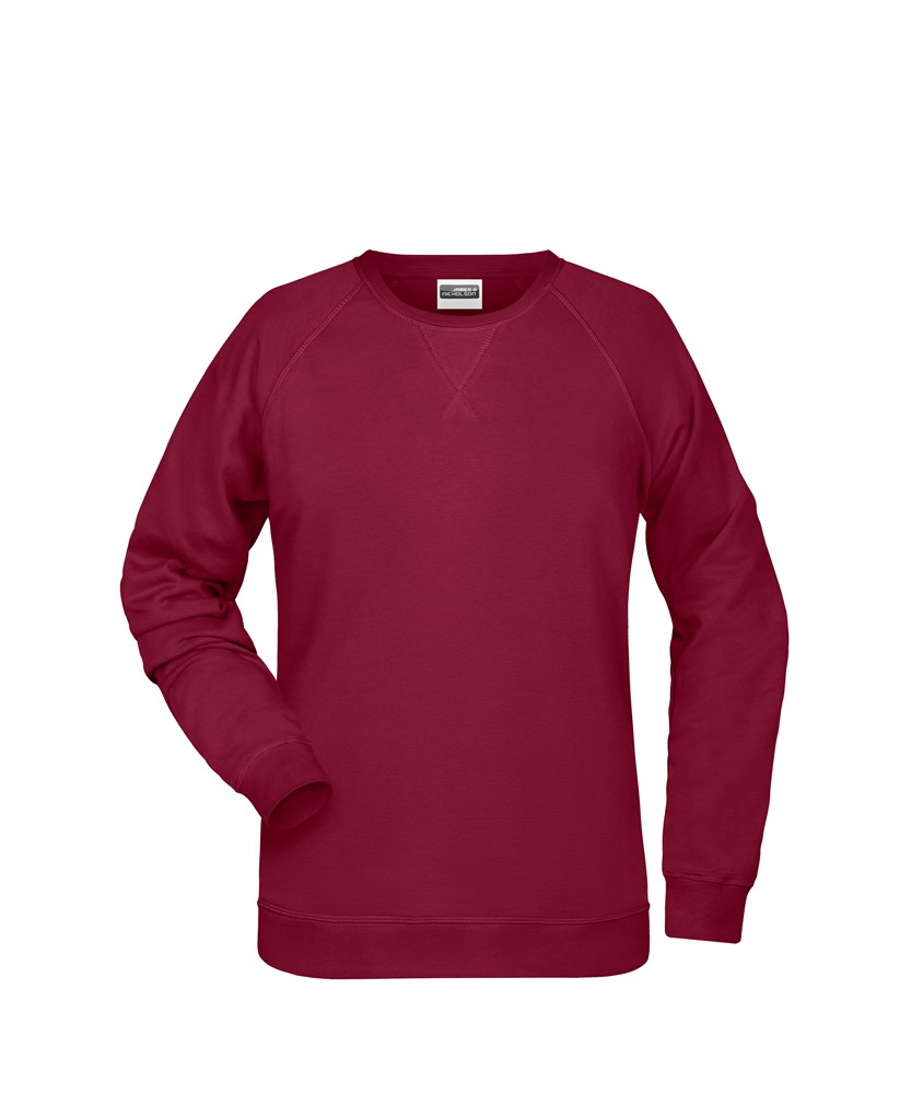 Ladies' Sweat OCS Blended & RCS - Wine (ca. Pantone 195C)