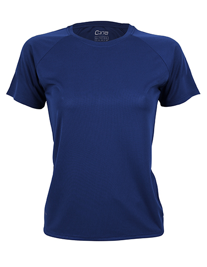 CONA SPORTS - Ladies´ Rainbow Tech Tee - Ink Blue