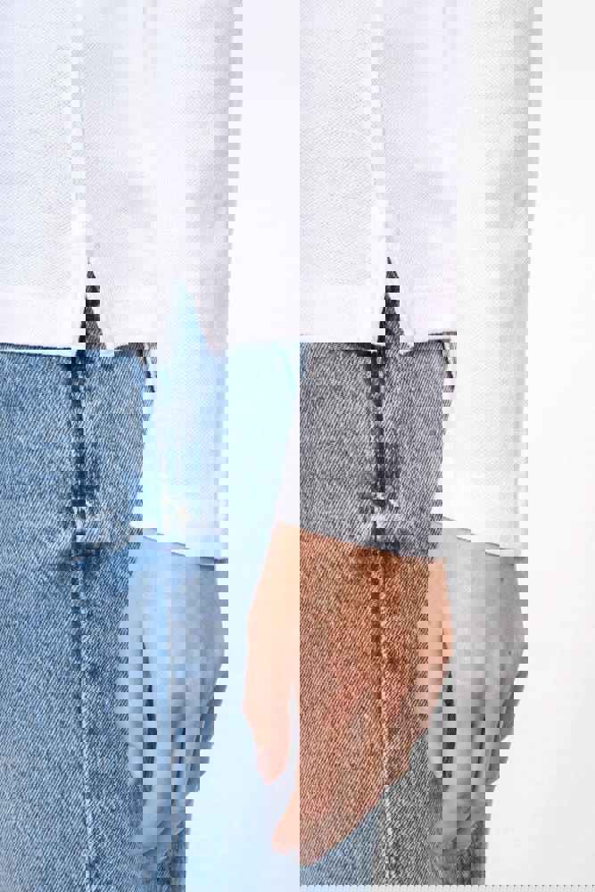 K257C - Damen Langarm-Polohemd. Baumwollpiqué