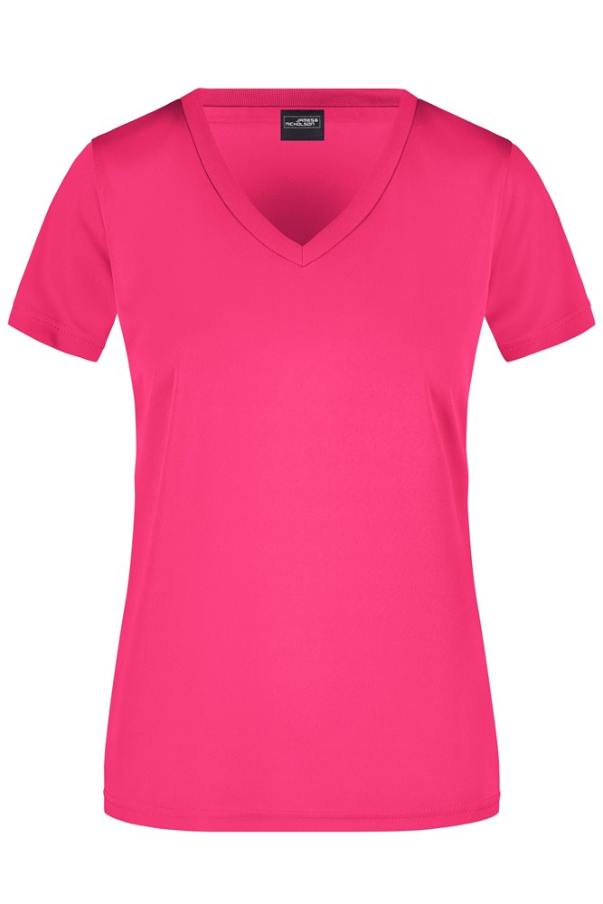 Ladies' Active-V - Pink (ca. Pantone 212C)