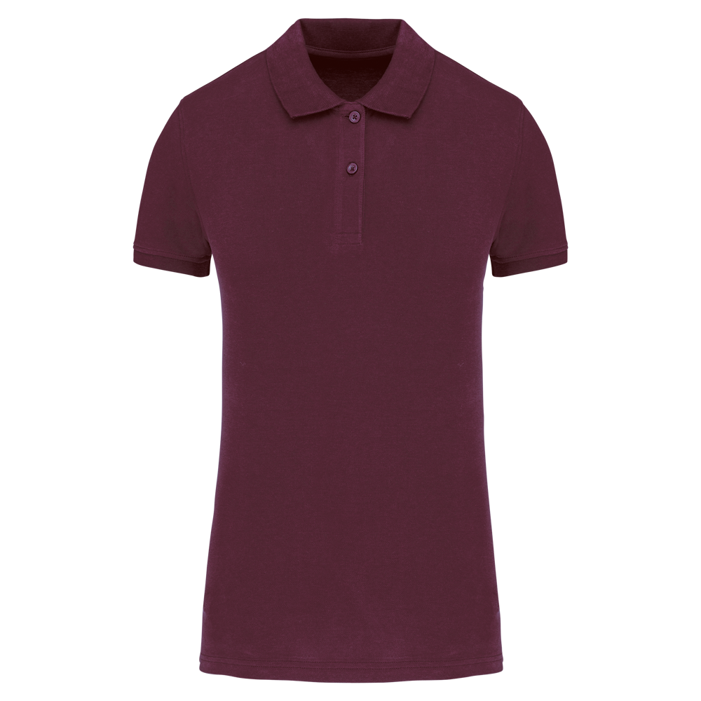 - Piqué-Polohemd Bio180 für Damen - Wine