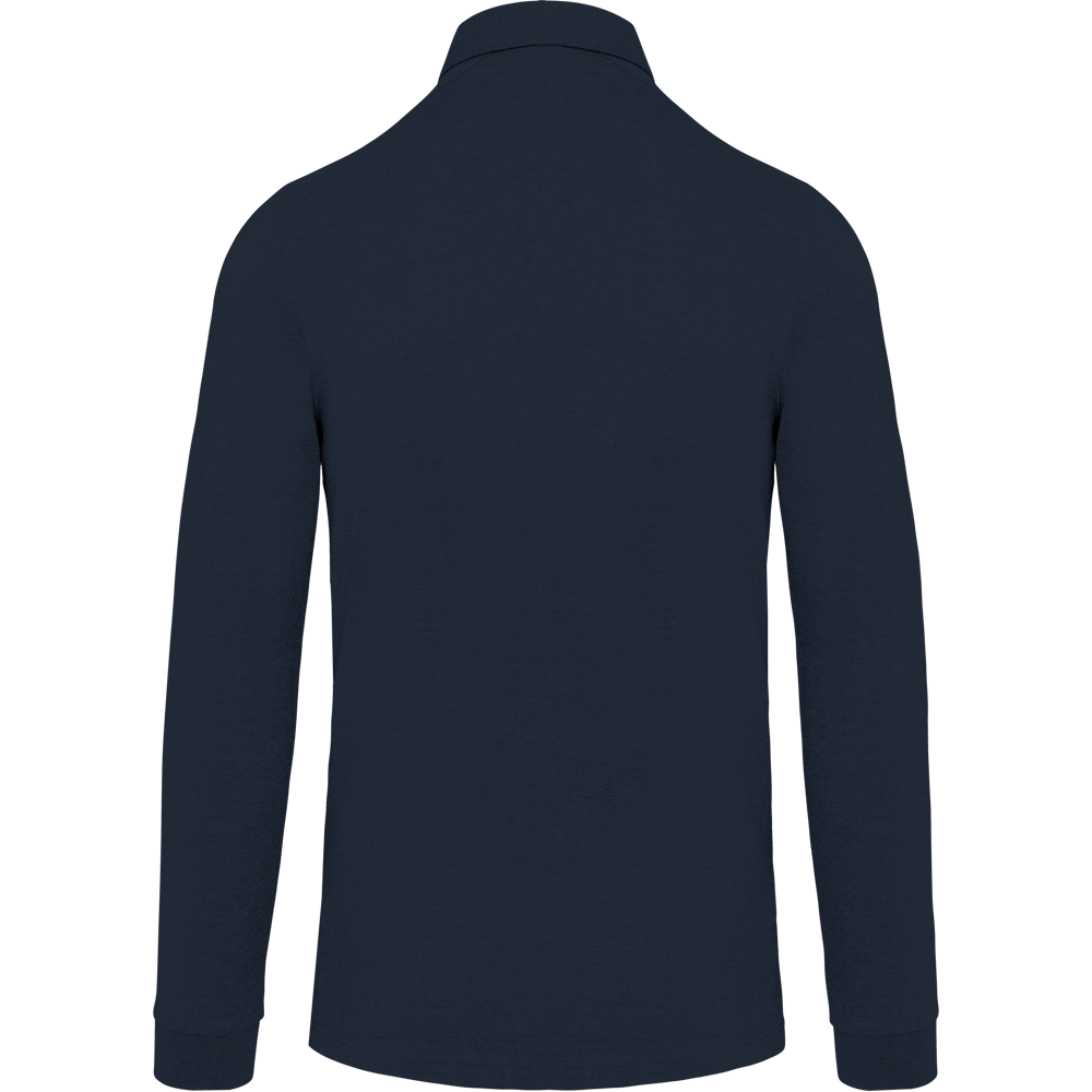 K264 - Langarm-Polohemd für Herren aus Jersey