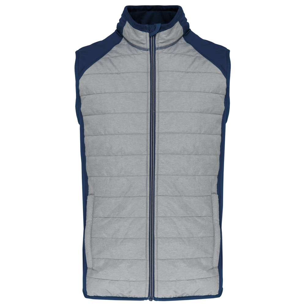 PA235 - Sportweste aus Bi-Material - Marl Grey / Sporty Navy