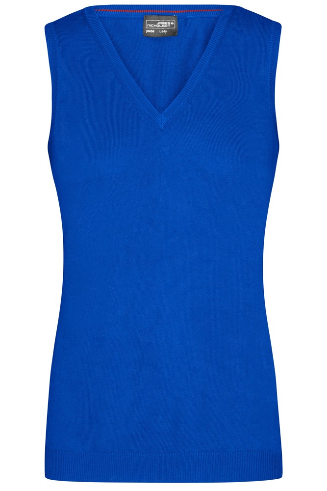 Ladies' V-Neck Pullunder - Royal (ca. Pantone 2756C)