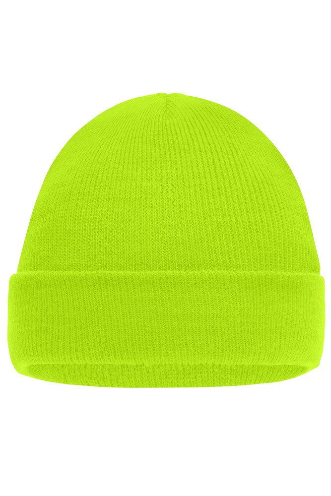 Knitted Cap for Kids - Neon-yellow (ca. Pantone 809C)