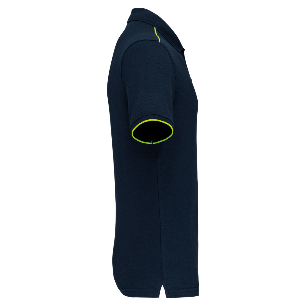 WK270 - Polo Day To Day mit kontrastfarbenen, kurzen Ärmeln