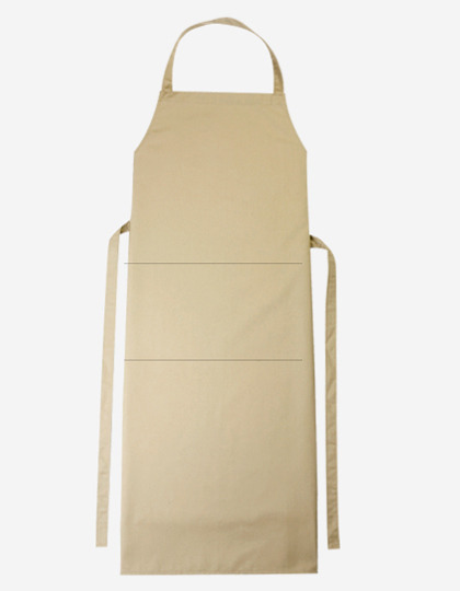 Bib Apron Verona 110 x 75 cm - khaki