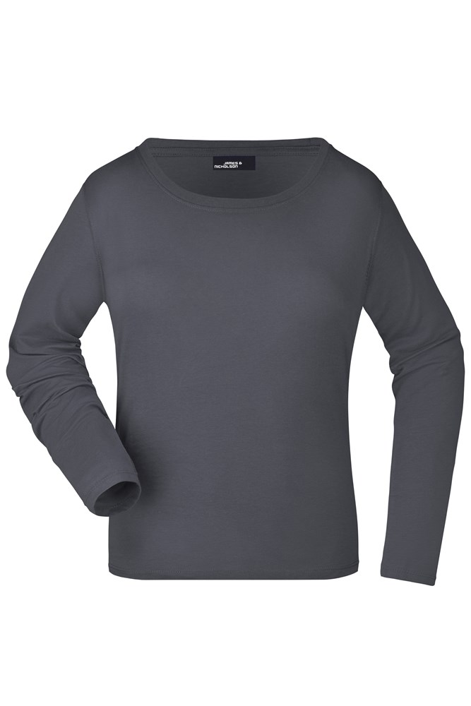 Ladies' Shirt Long-Sleeved Medium - Graphite (ca. Pantone 432C)