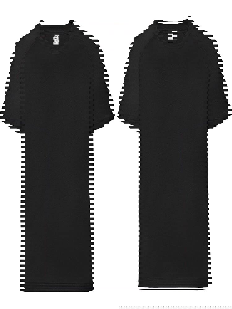 SP Run Kinder-Sportshirt, 140 g/m2, 100 % Polyester - Schwarz