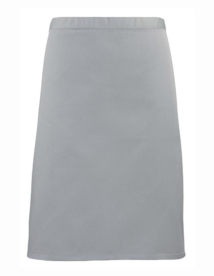 Premier Workwear - Colours Collection Mid Length Apron - Silver (ca. Pantone 428C)