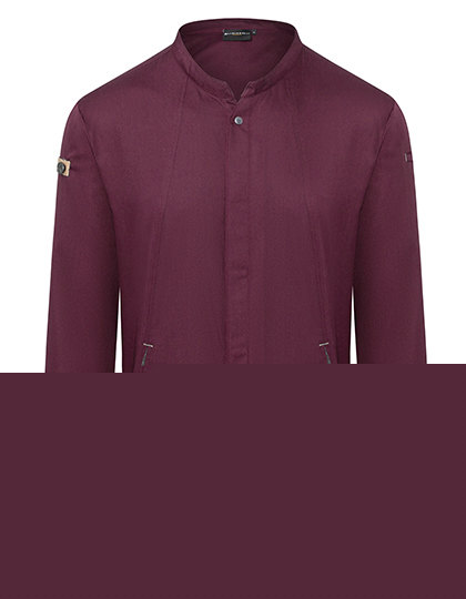 Karlowsky - Kochjacke Green-Generation - Aubergine (ca. Pantone 5185C)