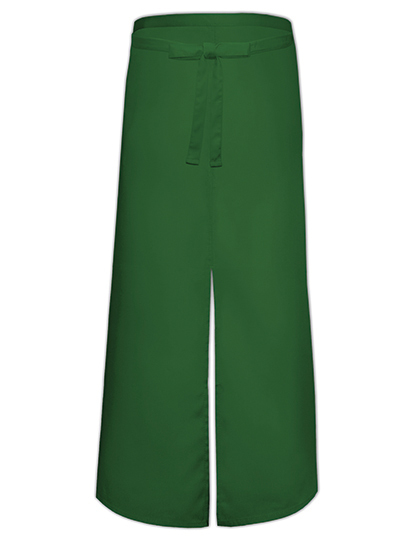 Link Kitchen Wear - Bistro Apron With Split - Bottle Green
