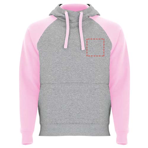 Badet 280 g/m² zweifarbiger Kapuzenpullover Unisex