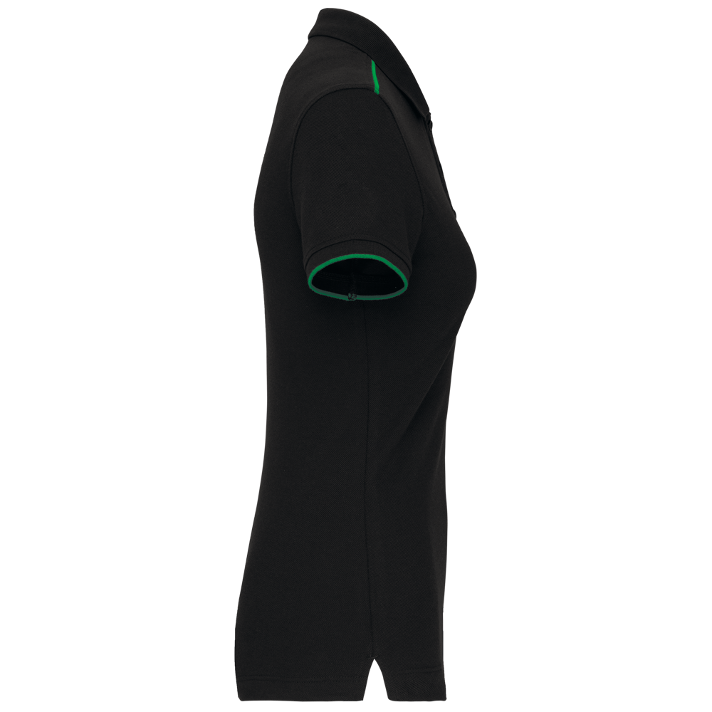 WK271 - Damen-Polohemd Day To Day mit kontrastfarbenen, kurzen Ärmeln