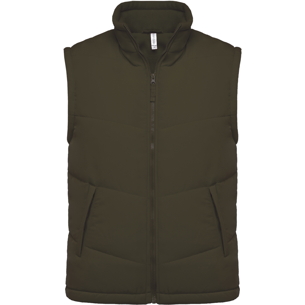 K6118 - Bodywärmer mit Fleecefutter - Mossy Green