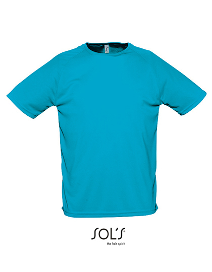 SOL´S - Men´s Raglan Sleeves T Sporty - Aqua