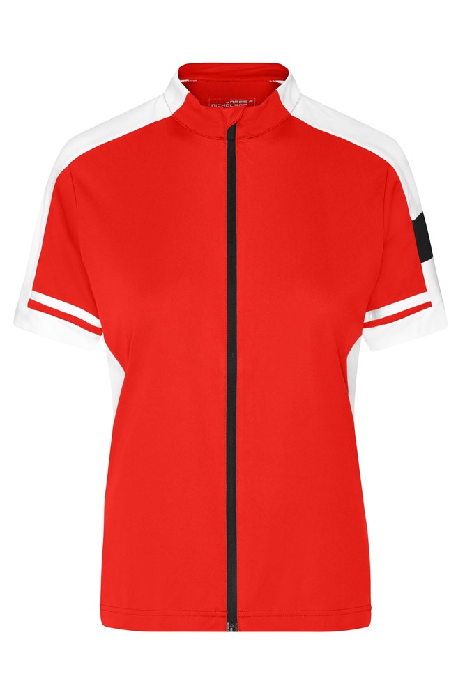 Ladies' Bike-T Full-Zip - Red (ca. Pantone 199C)