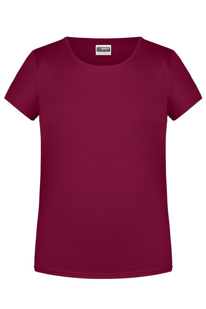 Girls' Basic-T OCS Standard - Wine (ca. Pantone 195C)