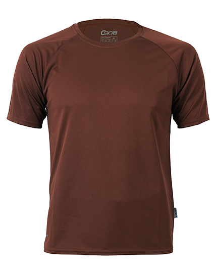 CONA SPORTS - Rainbow Tech Tee - Choco