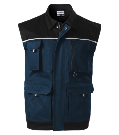 Arbeitsweste Herren Woody marineblau
