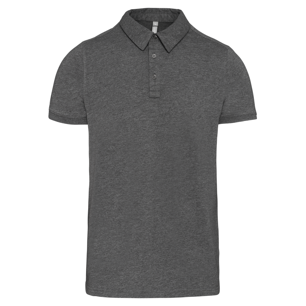 K262 - Jersey-Kurzarm-Polohemd für Herren - Grey Heather