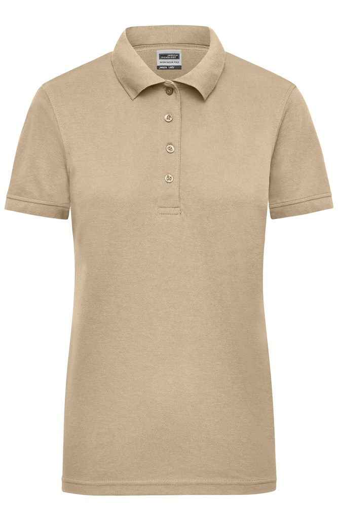 Ladies' Workwear Polo - Stone (ca. Pantone 7501C)