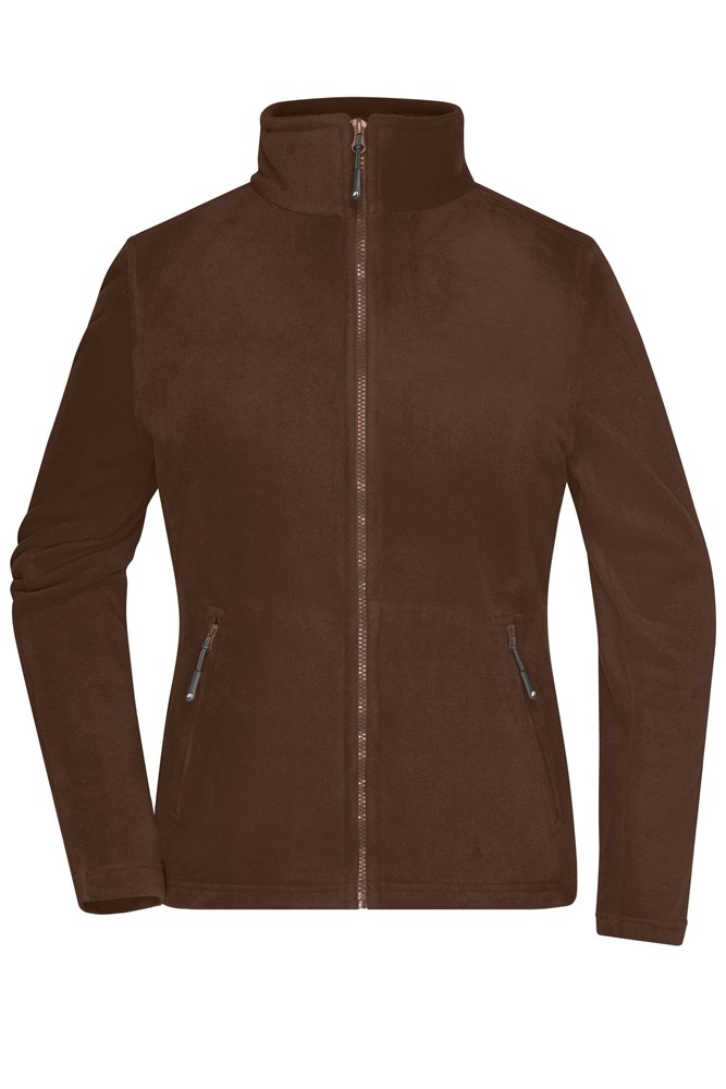 Ladies' Fleece Jacket - Brown (ca. Pantone 476C)