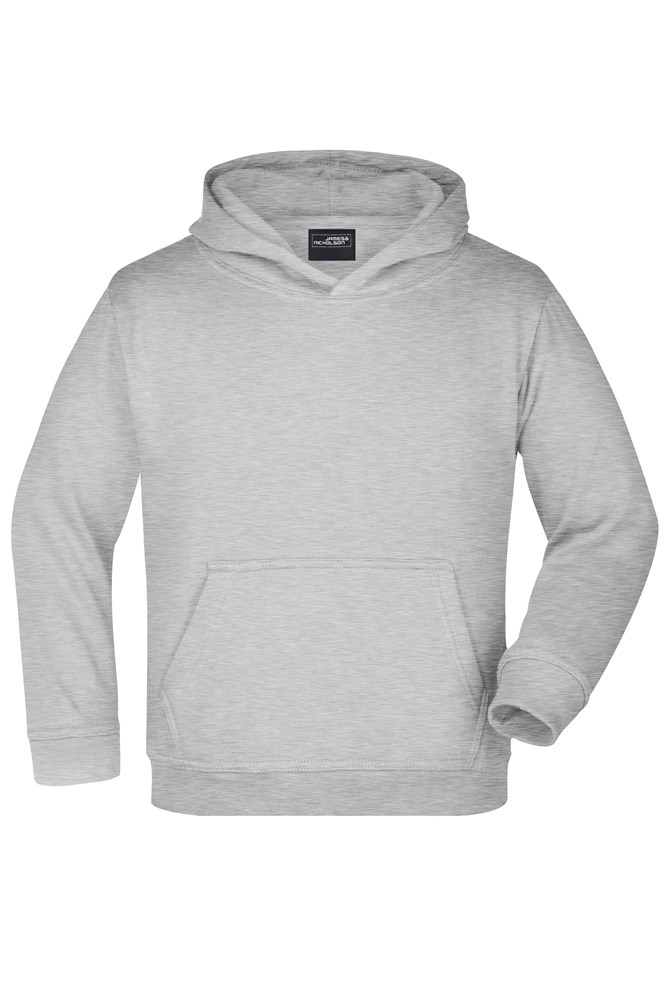 Hooded Sweat Junior - Grey-heather (ca. Pantone 442C)