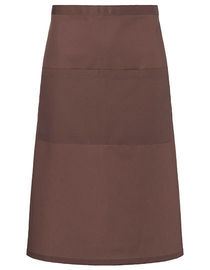 Karlowsky - XXL-Bistroschürze Basic mit Tasche - Light Brown (ca. Pantone 438C)