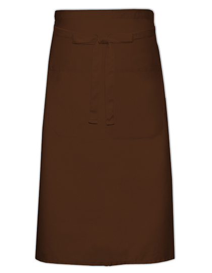 Link Kitchen Wear - Cook´s Apron With Pocket - Brown
