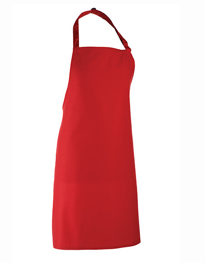 Premier Workwear - Colours Collection Bib Apron - Red (ca. Pantone 200C)