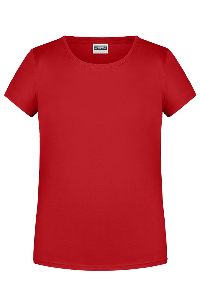 Girls' Basic-T OCS Standard - Red (ca. Pantone 200C)