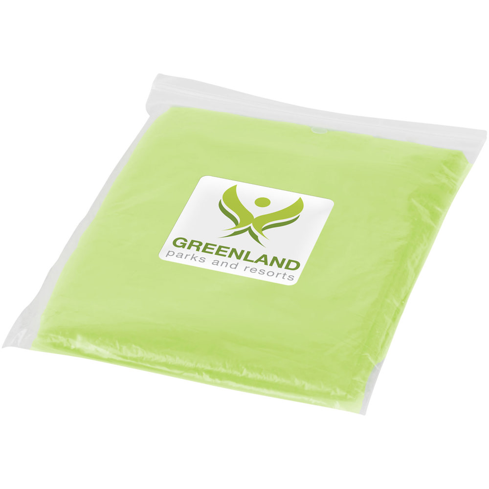 Ziva Einweg Regenponcho mit Hülle