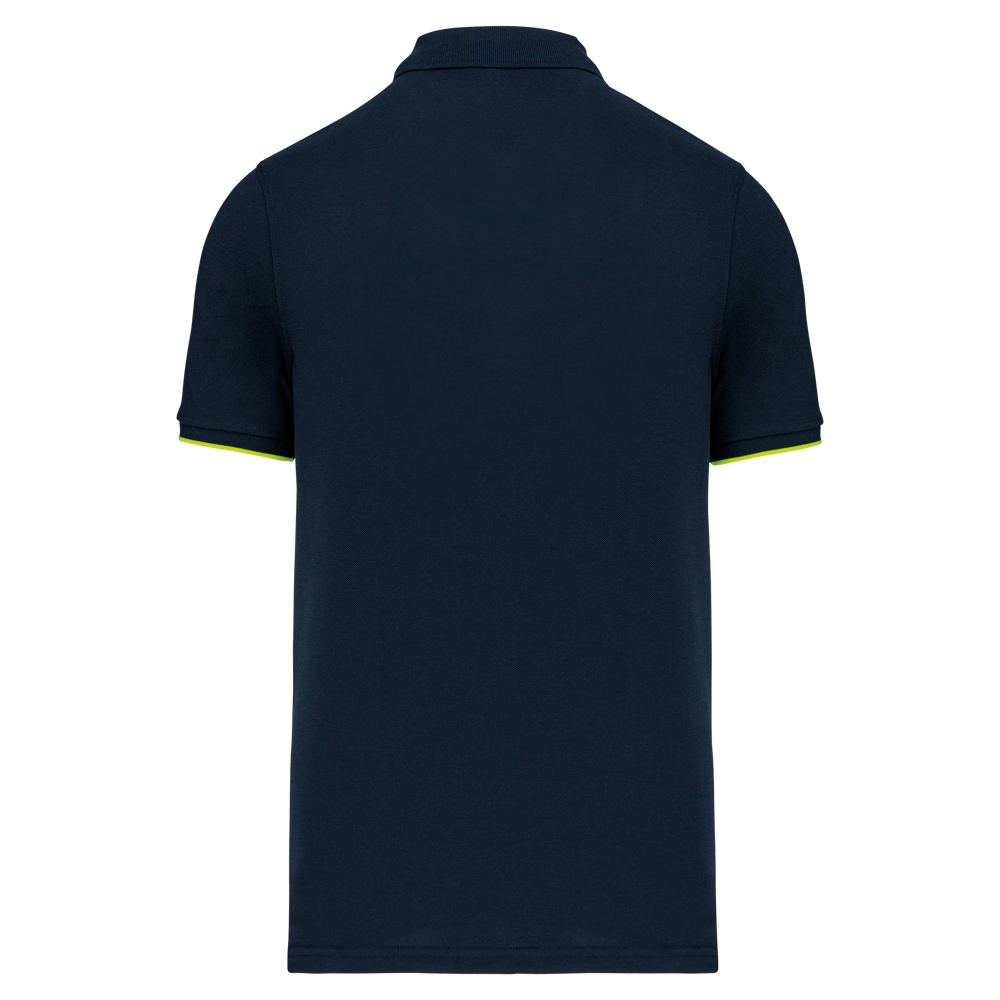 WK270 - Polo Day To Day mit kontrastfarbenen, kurzen Ärmeln