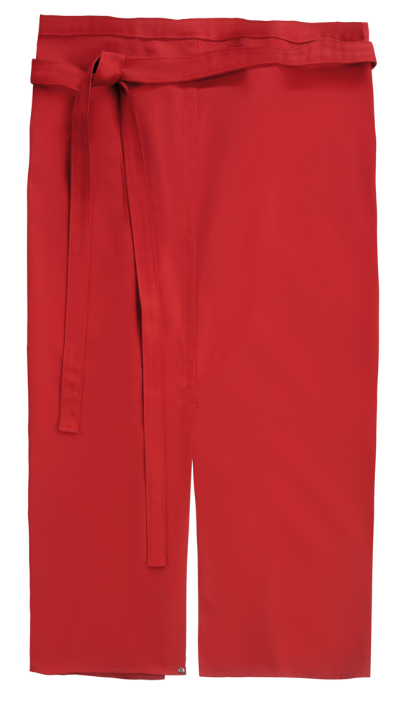 CI03 - Taillenschürze mit Schlitz Milano Classic - Red