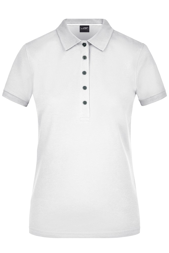 Ladies' Pima Polo - White (ca. Pantone white)