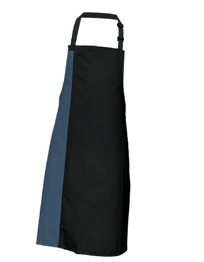 Link Kitchen Wear - Duo Apron - Black, Postman Grey (ca. Pantone 7545)