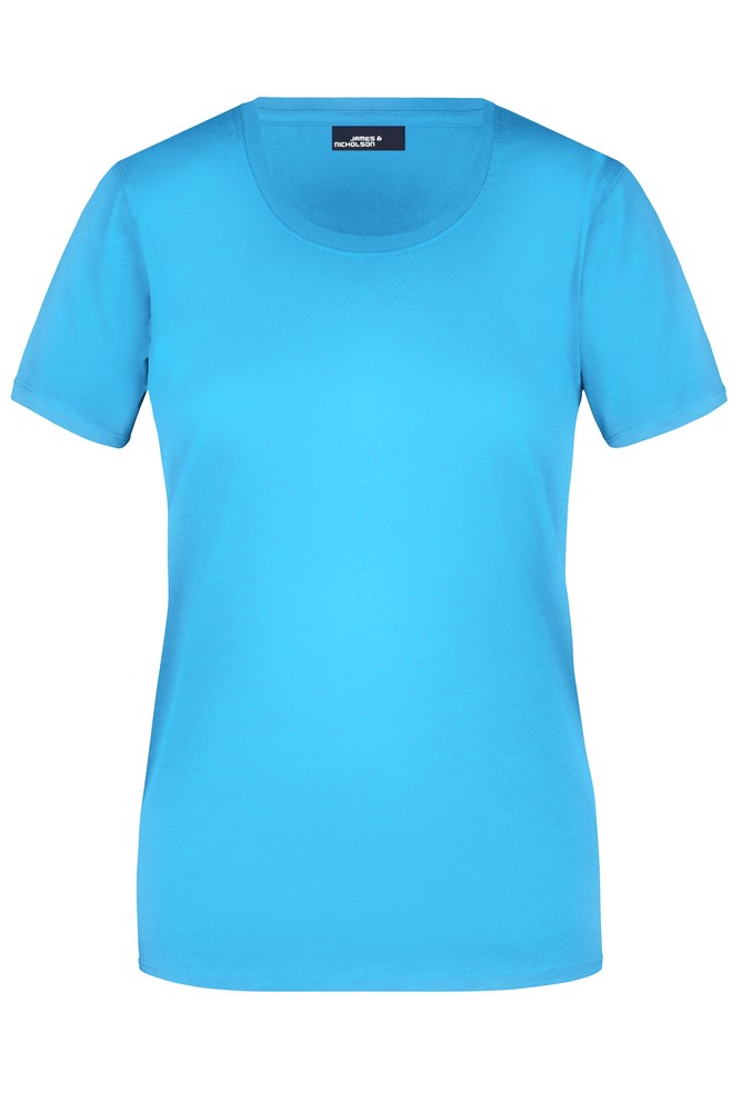 Ladies' Basic-T - Aqua (ca. Pantone 279C)