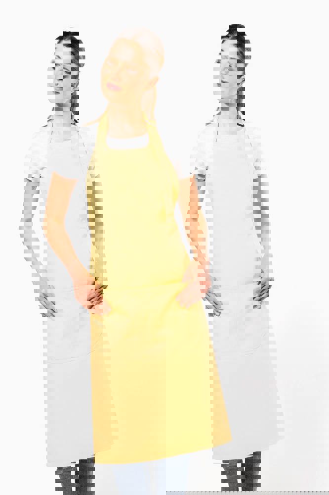 K8007 - Bio-Baumwolle Schürze mit Tasche