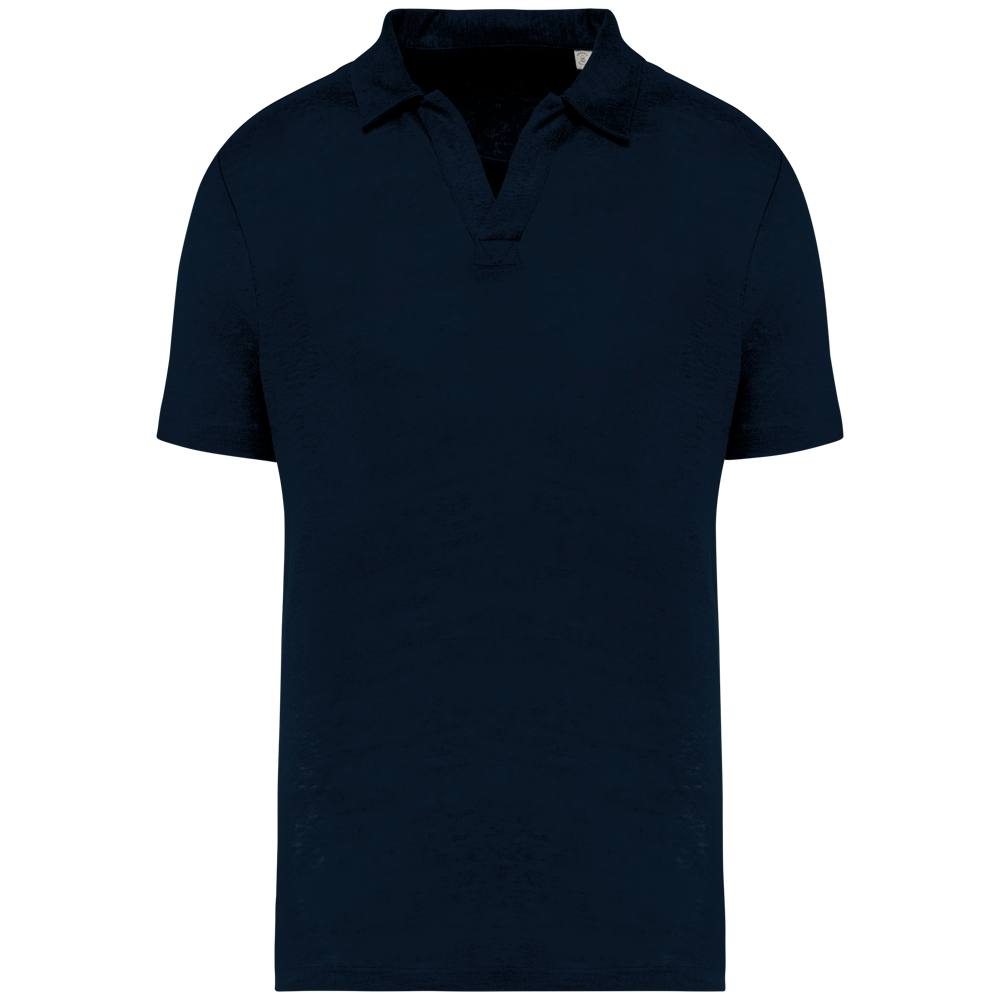 SP220 - Herren-Polohemd aus Leinen - Navy Blue