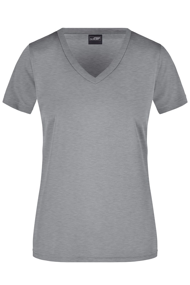 Ladies' Active-V - Light-melange (ca. Pantone 413C)