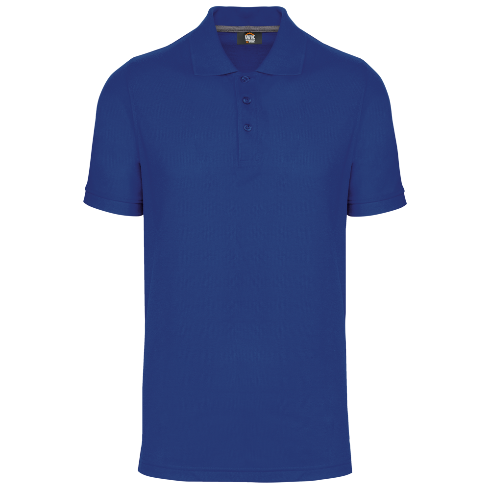 - Kurzarm-Polohemd - Royal Blue