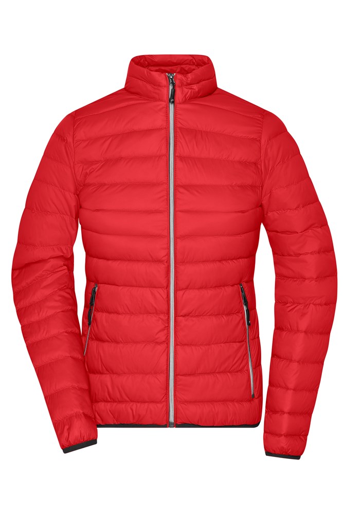 Ladies' Down Jacket - Red/silver (ca. Pantone 200C
421C)