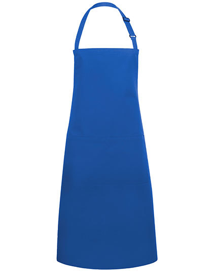Karlowsky - Latzschürze Basic mit Tasche und Schnalle - Blue (ca. Pantone 7686C)
