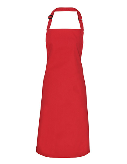 Premier Workwear - Colours Collection Bib Apron - Salsa (ca. Pantone 187C)