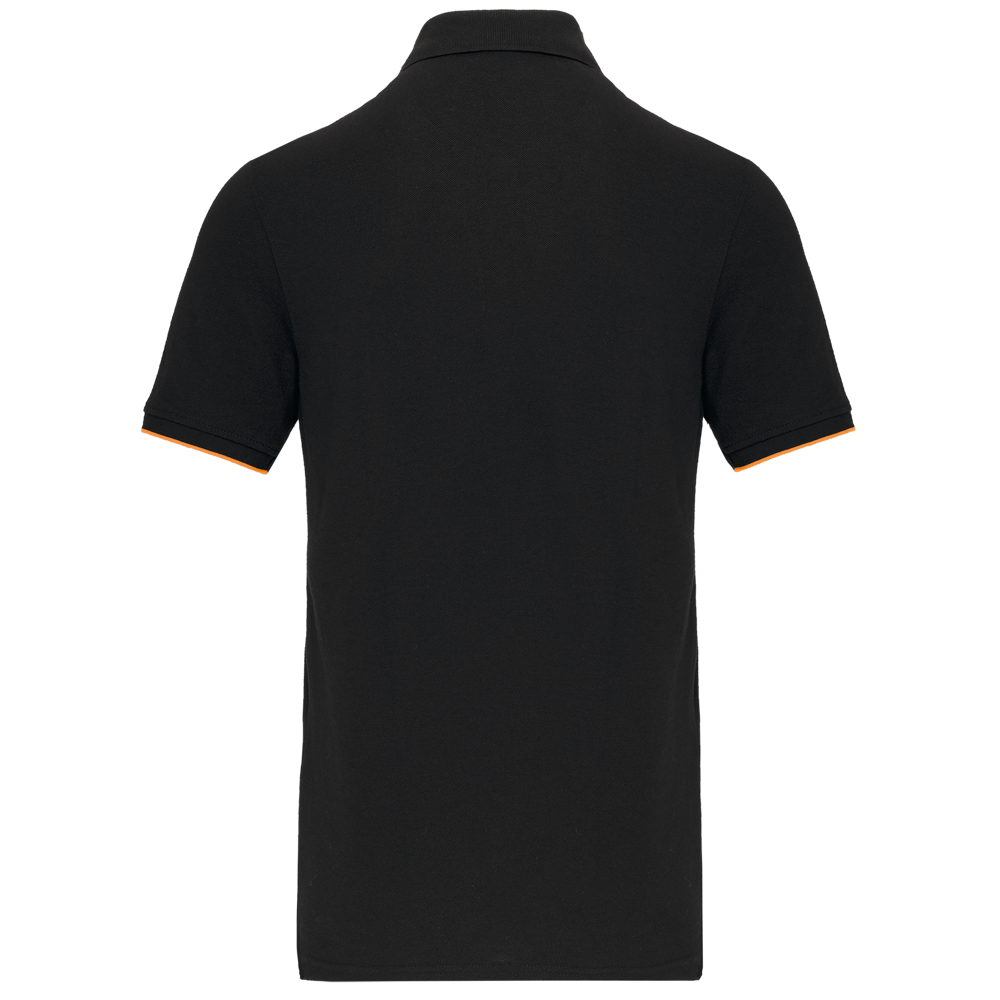 WK270 - Polo Day To Day mit kontrastfarbenen, kurzen Ärmeln