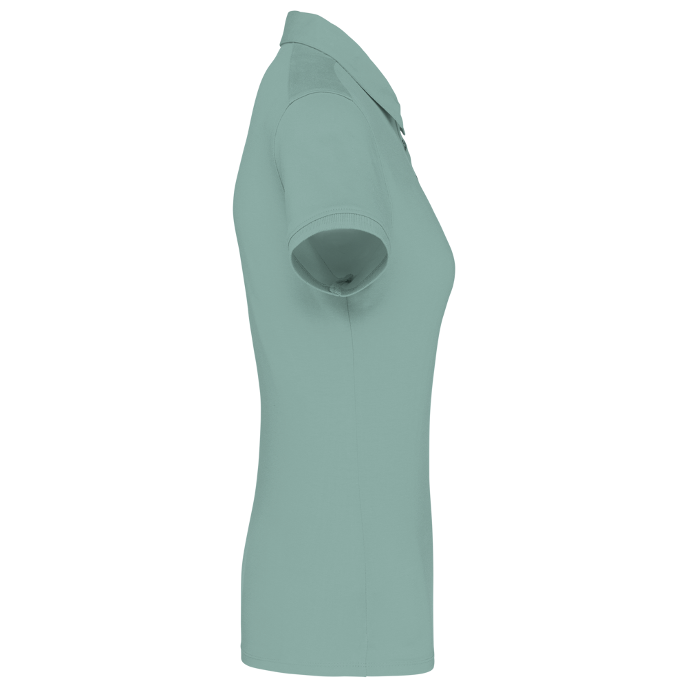 K263 - Jersey-Kurzarm-Polohemd für Damen