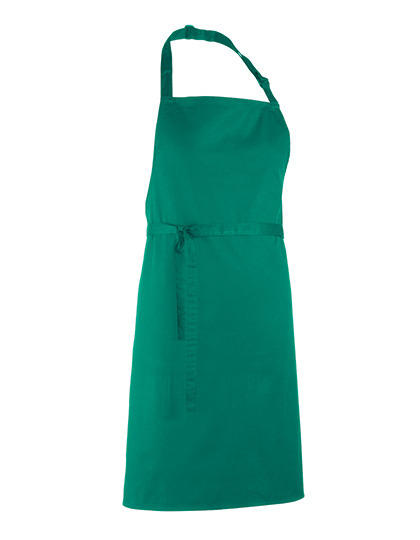 Premier Workwear - Colours Collection Bib Apron - Emerald (ca. Pantone 341C)