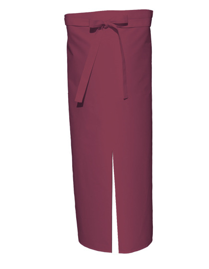 Link Kitchen Wear - Bistro Apron With Split - Bordeaux